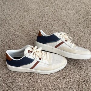 Cole Haan Men's Sneakers - Cream, Brown, and Navy